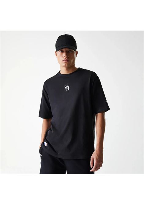 t-shirt cotone nera NEW ERA | 60675746NOS MLB-BLK